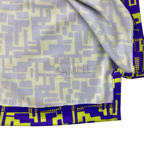 Chubbies Polo Shirt Medium Purple Stretch Performance Preppy Golf Funky - Picture 5 of 9